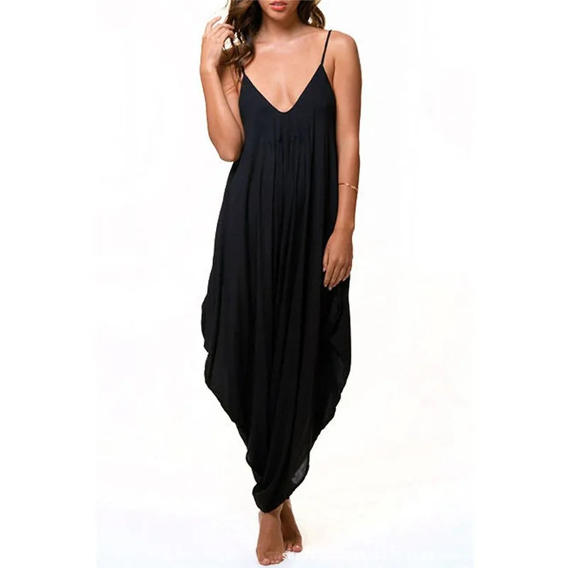 2020 длинный боди модный летний женский комбинезон шаровары Combinaison Femme элегантный