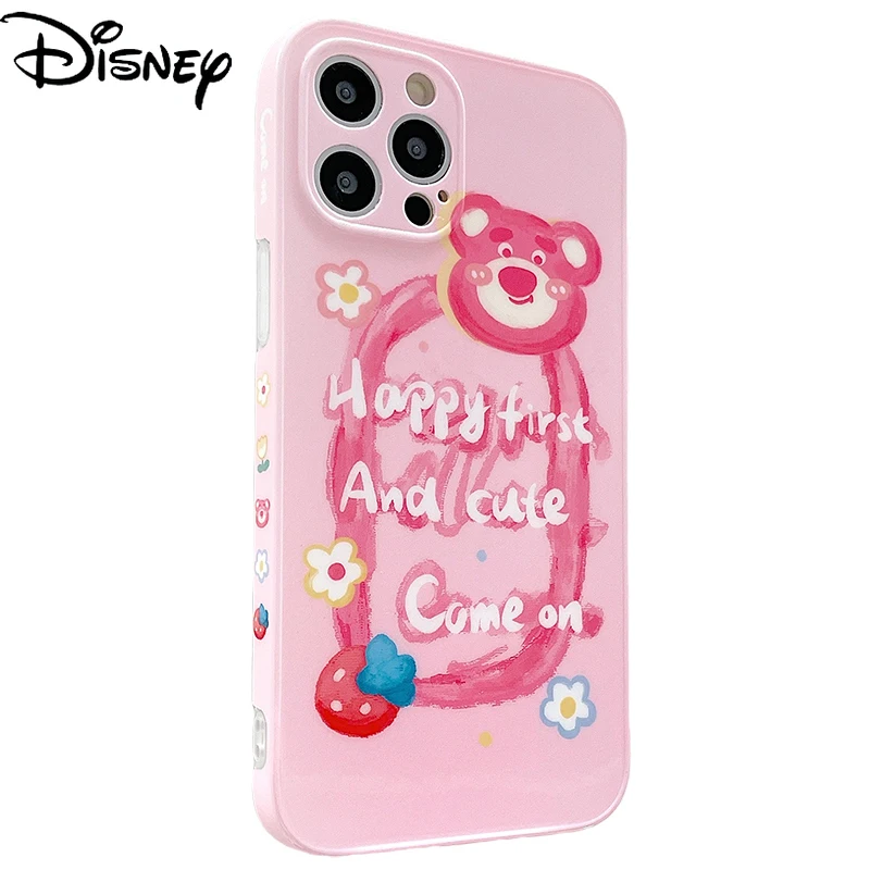 

Disney Cartoon Strawberry Bear Oil Painting Phone Case for iPhone12/XS/for iPhone11ProMax/8plus/XSMAX/7plus/xr/7p/8p/12mini