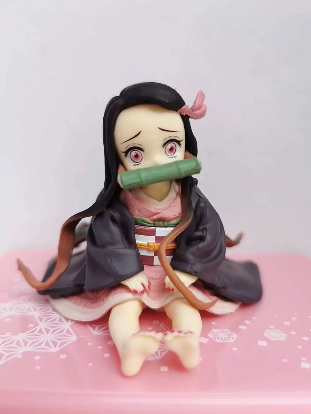 

Anime Demon Slayer Kimetsu No Yaiba Kamado Nezuko Figure Car Decoration Toy Kamado Nezuko Action Figure PVC Collectible Toy