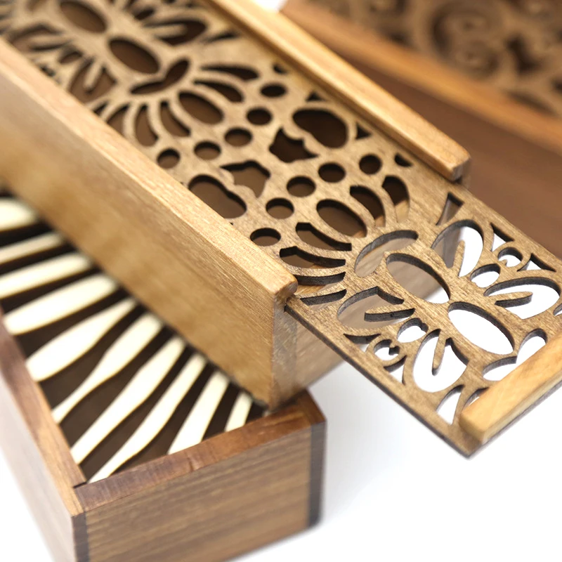 4 стиля полые деревянные пенал для хранения ювелирных изделий Box Творческий