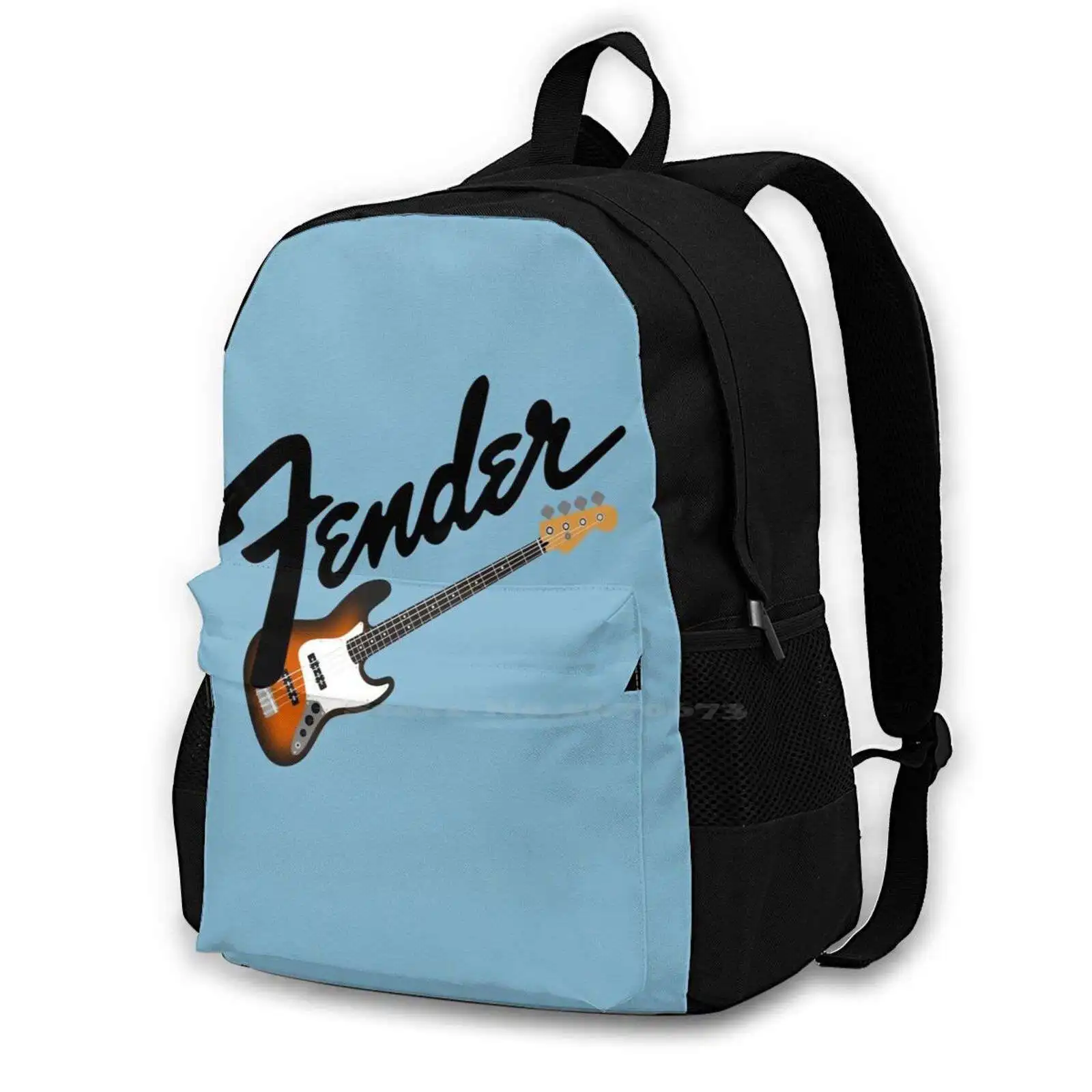 

Jazz Bass Women Men Teens Laptop Travel School Bags Bass Guitar Jazz Bass Jazzmaster Bassist Basses