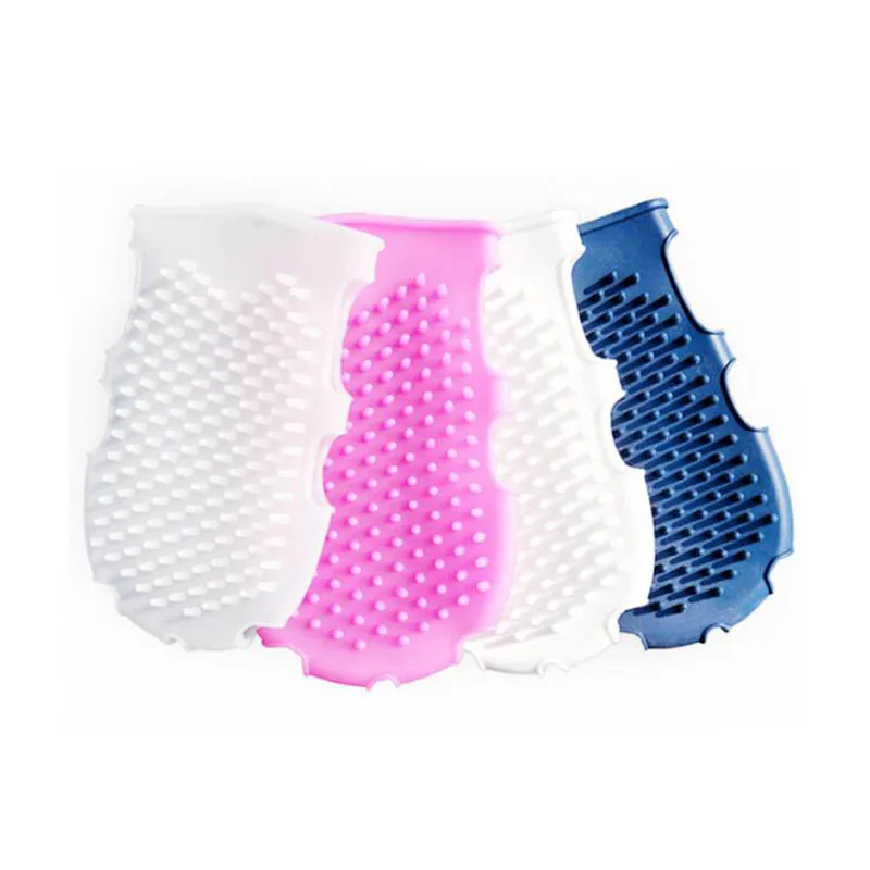 2021Hot распродажа мягкий силиконовый массажный скраб перчатки для пилинга тела