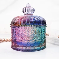 diy crystal crown bottles mold for epoxy resin trinket box making silicone mold resin storage supplies resin art home deco mold