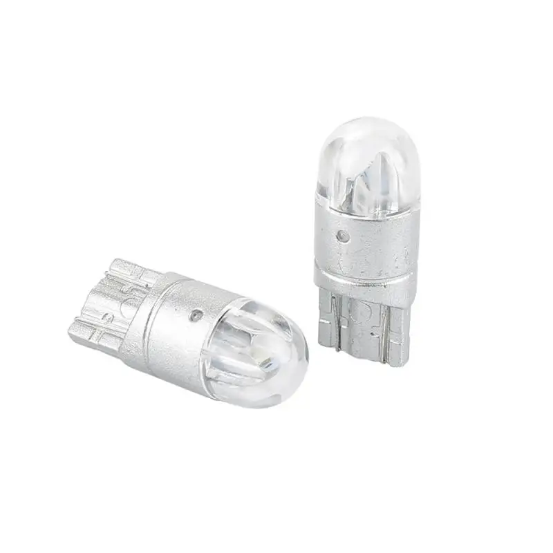 Светодиодные лампы T10 белый светильник 168 501 W5W клиновидный цоколь 3030 2SMD 12 24 В 6000K
