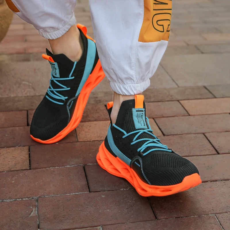 Кроссовки Bomlight мужские сетчатые крутая повседневная обувь для ходьбы уличные