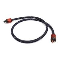 1 piece ofc copper audiophile power cord cable ac mains power cable