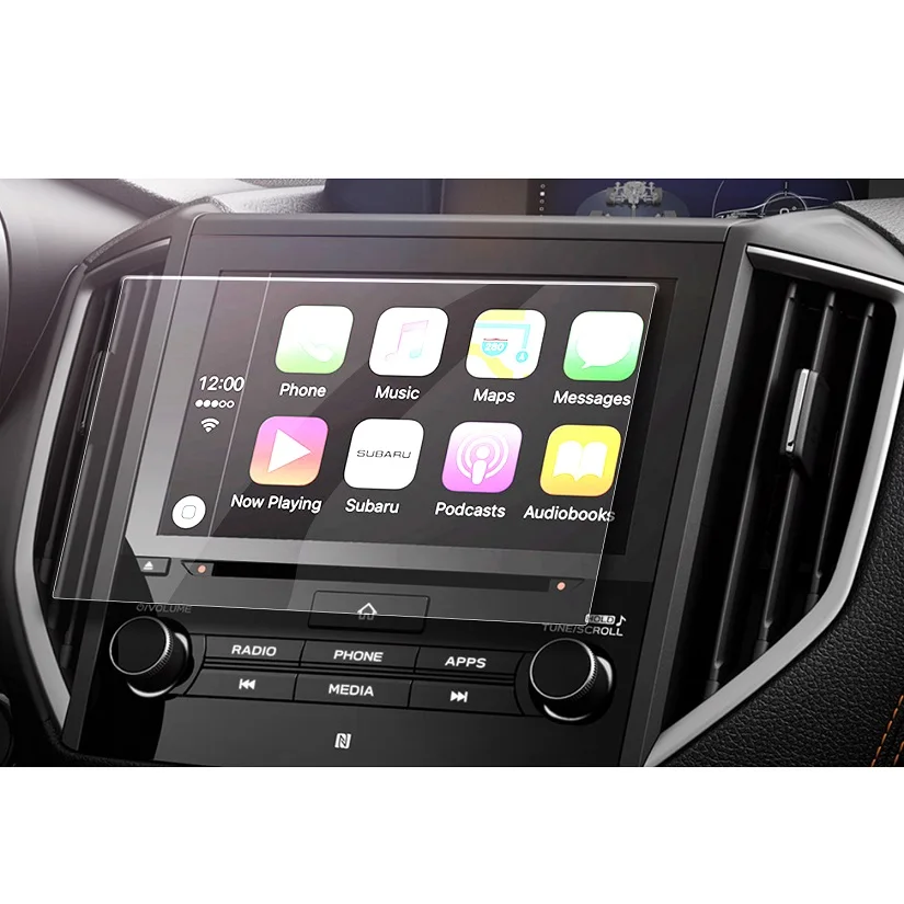 8inch LFOTPP For Subaru Forester Car Navigation Tempered Glass Screen Protector Display Film Auto Interior Protective Sticker - Название цвета: 8inch