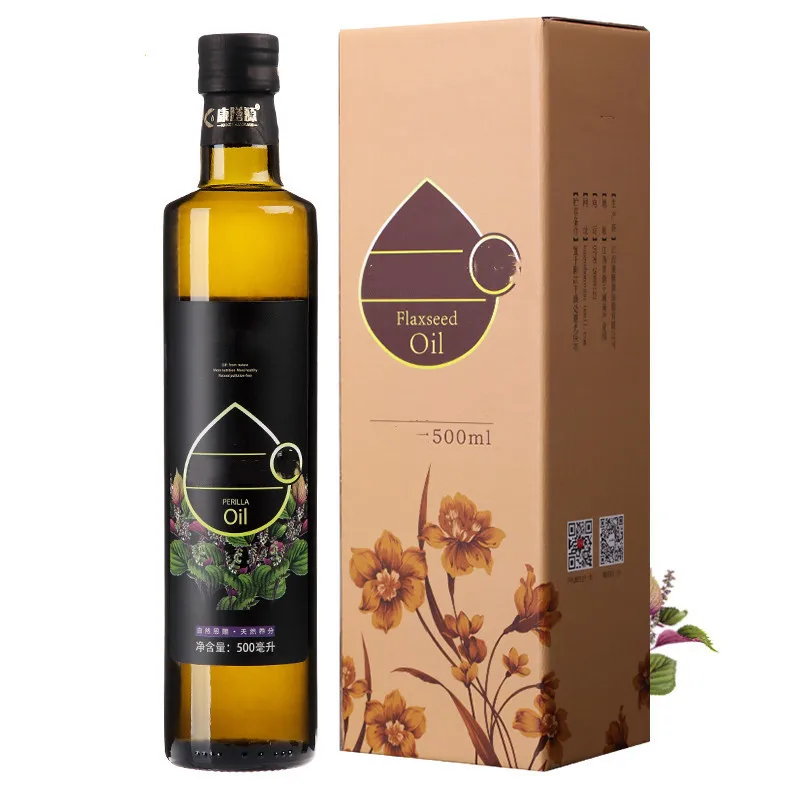Чистое масло семян периллы холоднопрессованное frutescens линоленовая кислота 500 мл