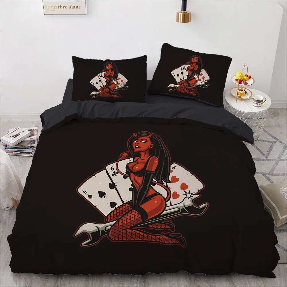 

Skull Bedding Set Custom Design 3D Camel Duvet Cover Sets Vintage Comforther Cases Pillow Covers King Queen Double Single Size