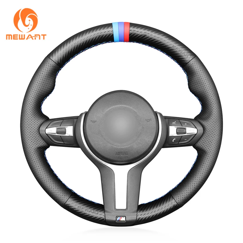 MEWANT чехол на руль из углеродного волокна для BMW M Sport F30 F31 F34 F20 F21 M140i F23 M235i M240i F10 F11 F07