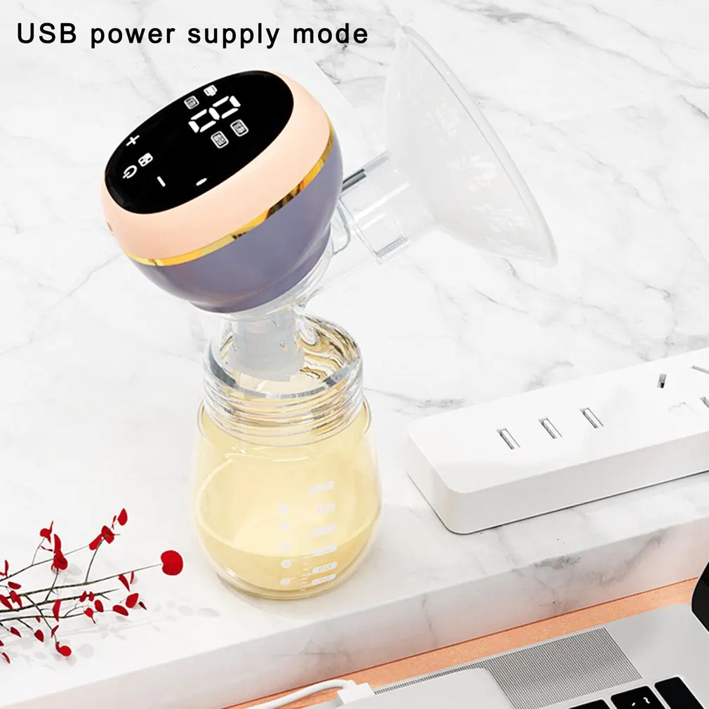 

Electric Breast Feeding Pumps Pain Free Strong Suction Power Touch Panel High Definition Display Breastfeeding Pumps