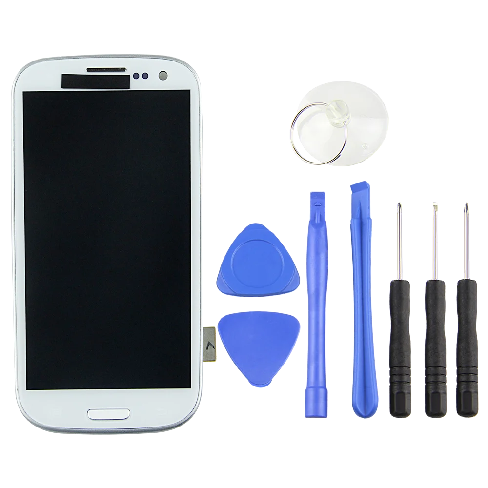 S3 ЖК-дисплей для SAMSUNG Galaxy I9300 I9300i сенсорный экран дигитайзер в сборе Замена с