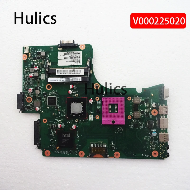 Материнская плата Hulics V000225020 для Toshiba Satellite C650 C655 6050A2355301-MB-A03 материнская GL40 DDR3 |