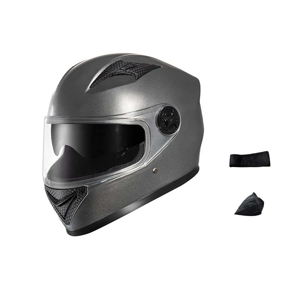 

Full Face Motorcycle Helmet With Removable Winter Neck Scarf Dual Anti Fog Visors For Motorbike Street Bike Yellow Black