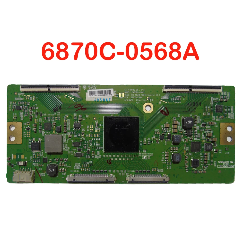 6870C 0568A T CON плата LED подключения с LC430EQL SHA2 TCon V15 43UHD TM240 управления V0.3 для SONY XBR 43X830C.. И