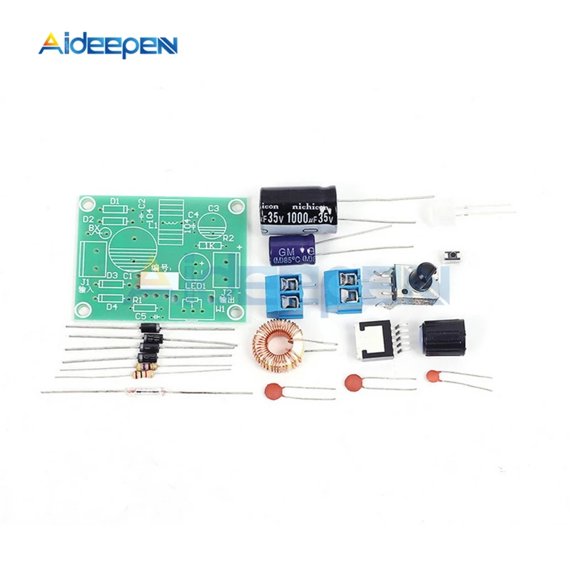 LM2596 регулируемые Понижающие наборы DIY DC 3,2 V-40 V до 1,23 V-35 V 3A стабилизатор напряжения точный Бак Блок питания