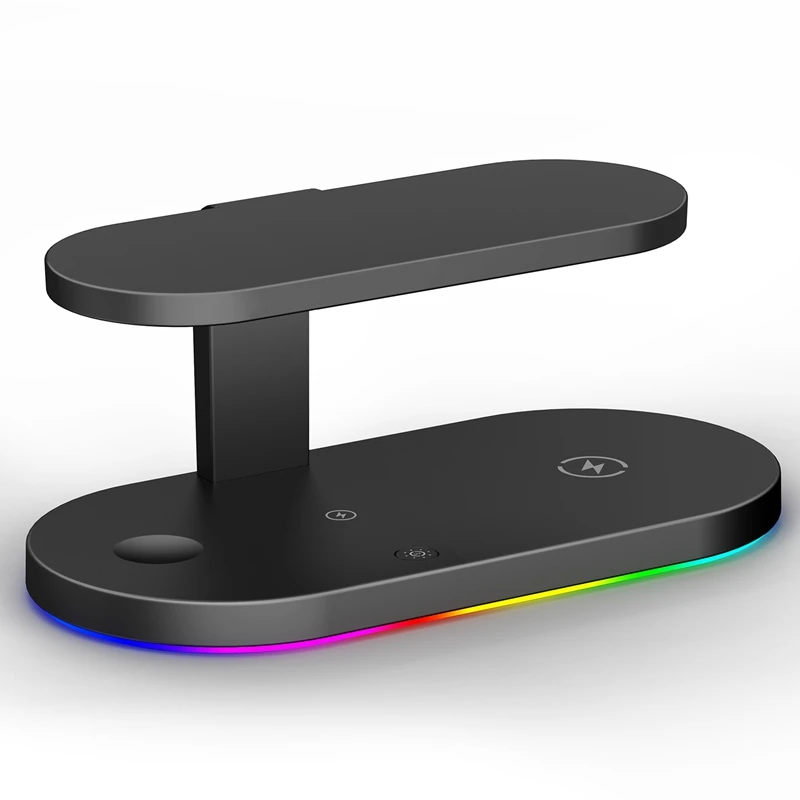

Wireless Charger, 3 in 1 Wireless Charger, Wireless Fast Charging Ultraviolet Disinfection Bracket
