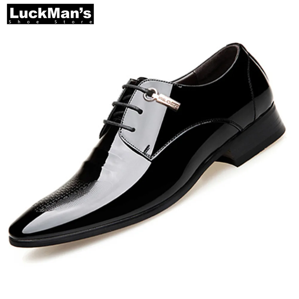 

Mens Black Dress Shoes Oxford Shoes for Men Wedding Shoes Pu Leathers Italy Pointed Toe Formal Shoes Sapato Oxford Masculino