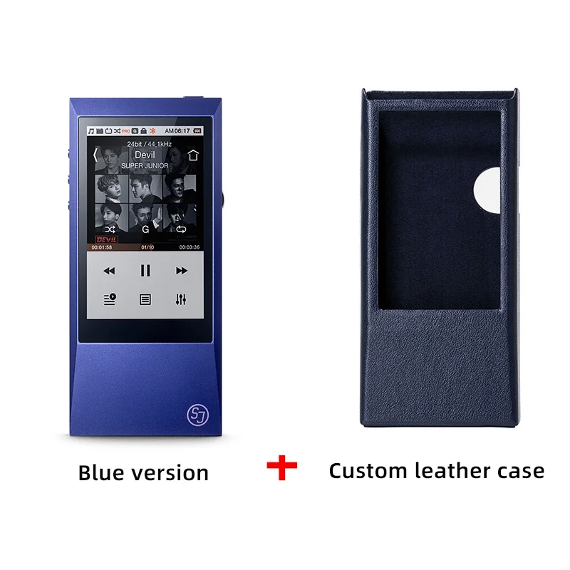 IRIVER Astell& Kern AK Jr 64 Гб HIFI плеер портативный DSD Музыка MP3 аудио плеер без потерь музыка ультра-тонкий плеер - Цвет: have leather case1