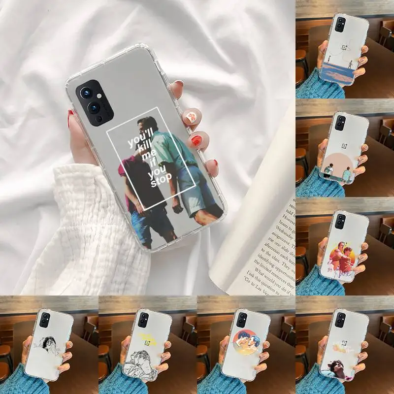 

Call Me by Your Name Phone Case Transparent For OnePlus 9 8 7 7t 8t Oppo find X3 X2 reno5 Vivo X60 X50 Pro MeiZu 17 16XS