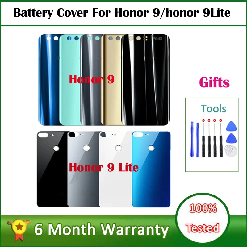 Новинка Крышка батарейного отсека для Huawei Honor 9 задняя крышка корпуса Lite заднее