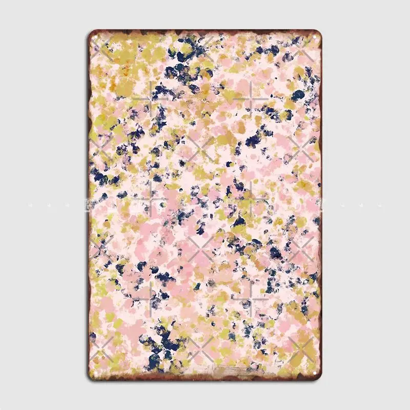 

Поддельный окрашенный абстрактный узор, металлический знак, Настенный декор для паба, бара, пещер, украшение гаража, жестяной знак, плакат