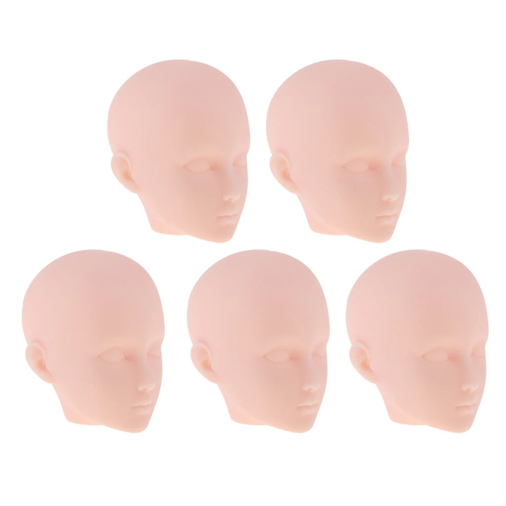 5 шт нормальный тон кожи смелый головной убор Женская шаровая шарнирная голова