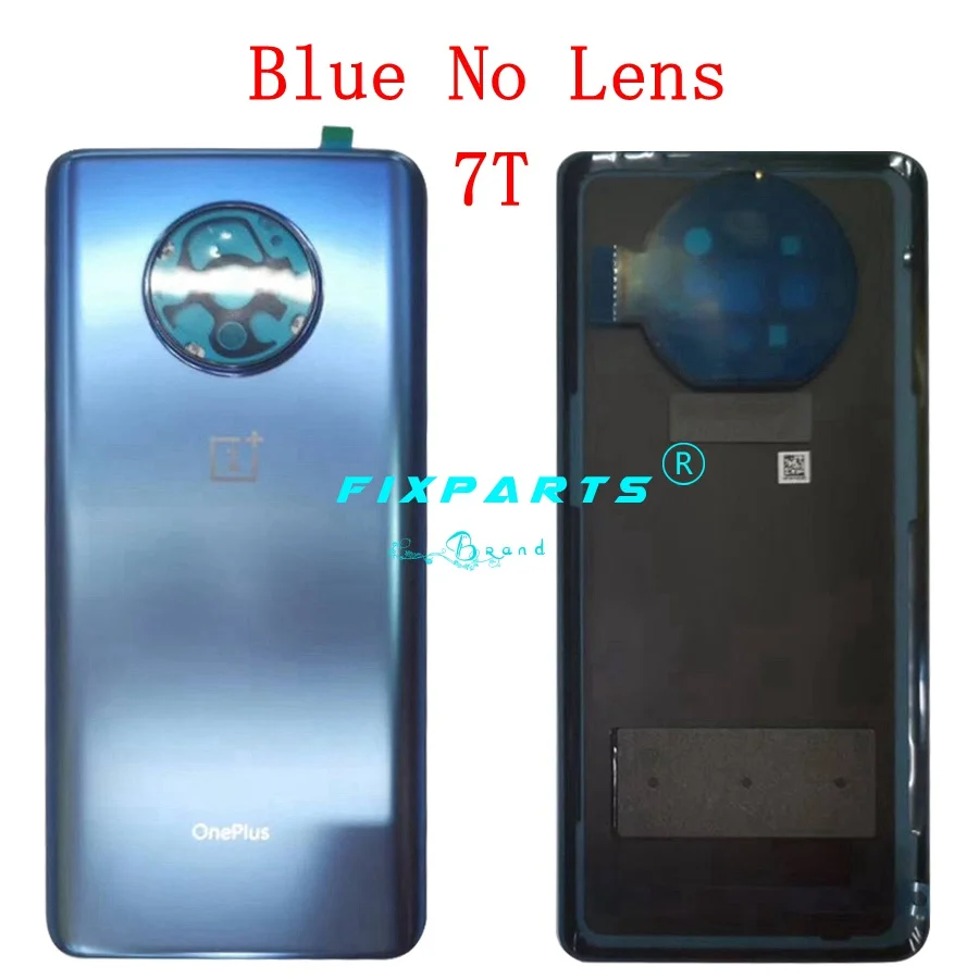 Оригинальный Новый Oneplus 7T заднее стекло Pro крышка батареи задняя панель Корпус