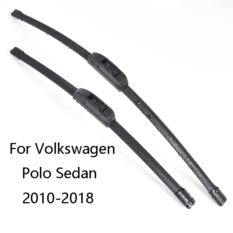 Лезвия очистителей лобового стекла автомобиля для Volkswagen Polo Sedan с 2010 по 2018 год