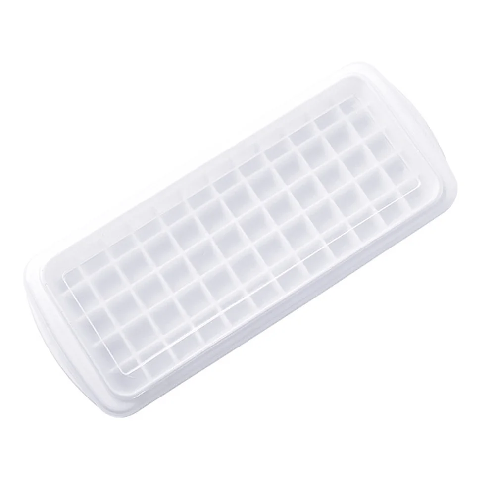 1 шт. Пластиковая форма для льда 48 сеток ледяного блока с крышкой бытовая ручная