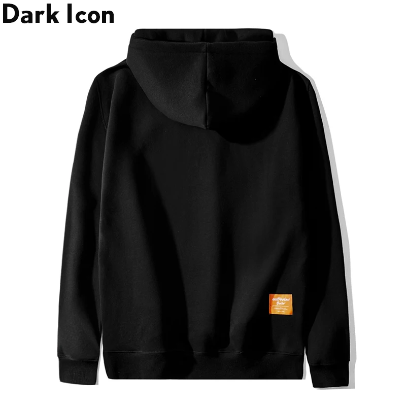 Флисовая мужская кофта с принтом Dark Icon пуловер мужские толстовки и худи Мужская