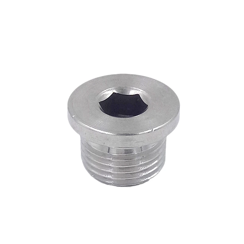 

2pcs O2 Oxygen Sensor Plug M18 x 1.5 with Inner Hex Head Universal Fit with Brass Oring for Motorbike and Other Transportation