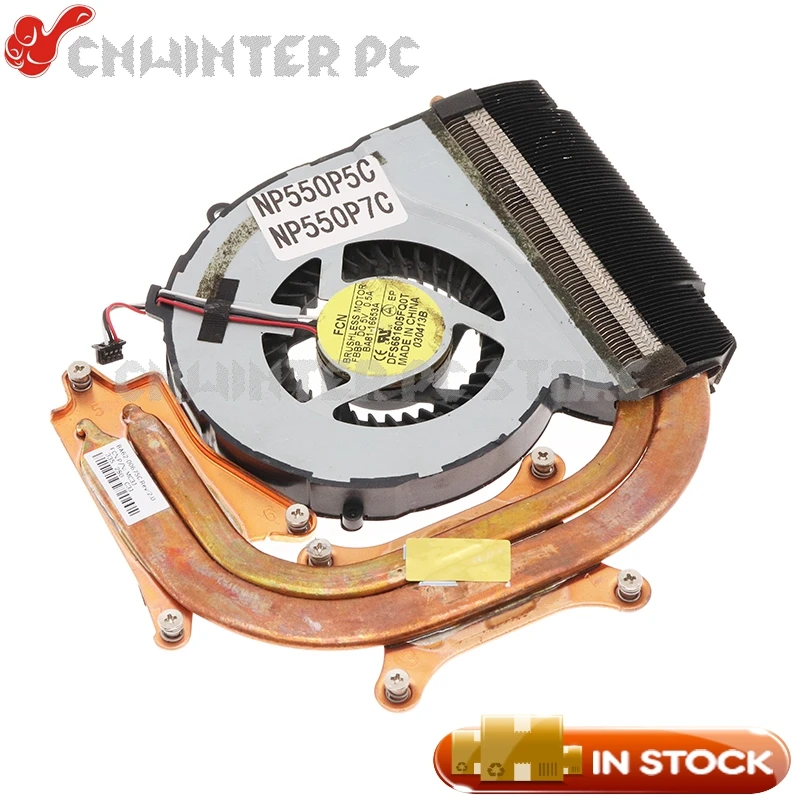 

Технические характеристики для Samsung NP550P5C NP550P7C, охлаждающий вентилятор для ноутбука с радиатором KSR0805HB