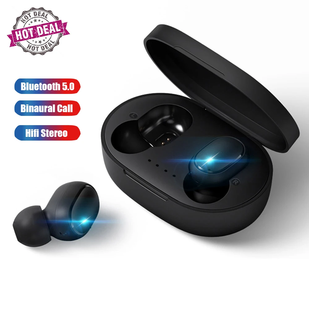 TWS-наушники A6S с поддержкой Bluetooth шумоподавлением и микрофоном | Электроника