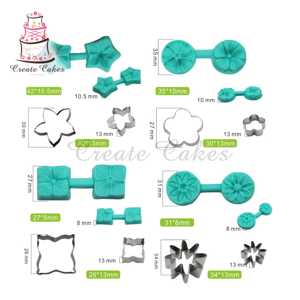 Силиконовая форма для украшения тортов цветов | Дом и сад