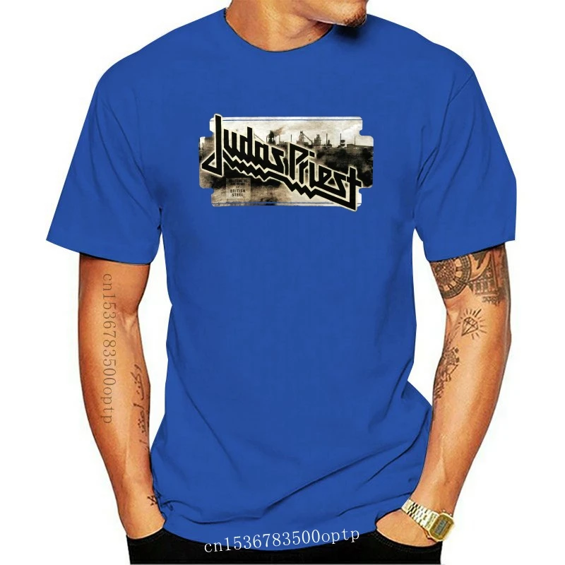 

New Judas Priest MenS British Steel T-Shirt X-Large Black Custom Graphic Tees Tee Shirt