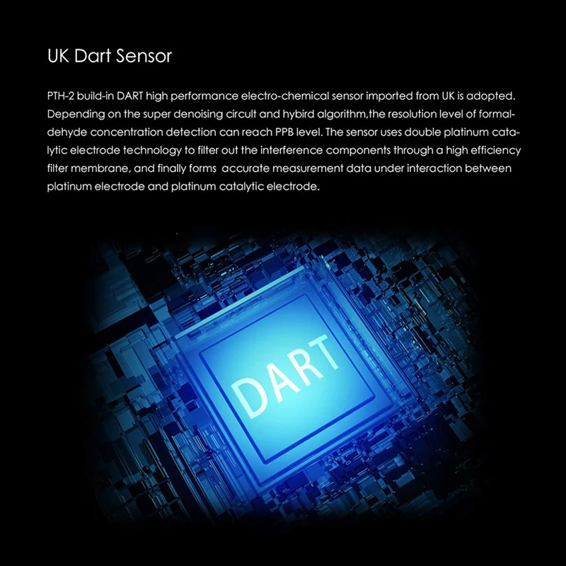 

Air Quality Monitor for Formaldehyde,TVOC, Humidity-Portable Indoor Outdoor Chemical Pollution Detector with HCHO Sensor