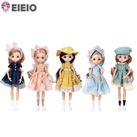 eieio 16 bjd movable joints mini dolls for girls bjd doll full set princess female body bjg accessories toys gifts for girls