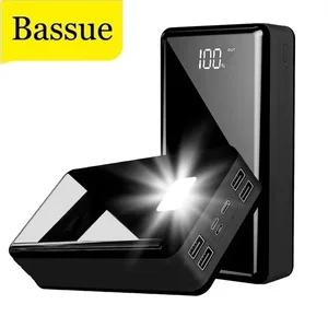 for samsung xiaomi iphone 30000mah power bank large capacity lcd powerbank external battery usb portable mobile phone charger free global shipping