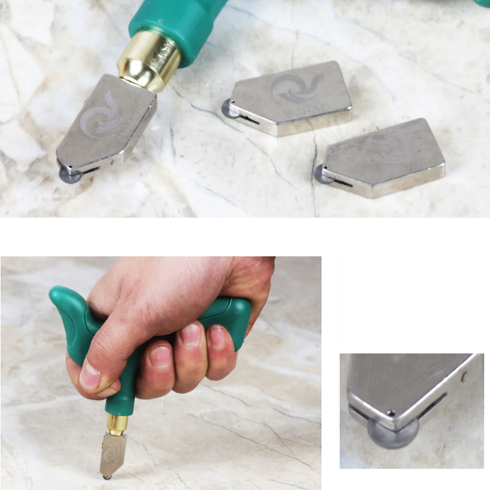 

Hand Held Manual Scribing Delimitation Glass Tile Opener New Multi-function Durable Roller Cutter Large Wheel Tools FFT