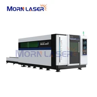 morn 6kw 4kw 2kw enclosed fiber laser cutting machine