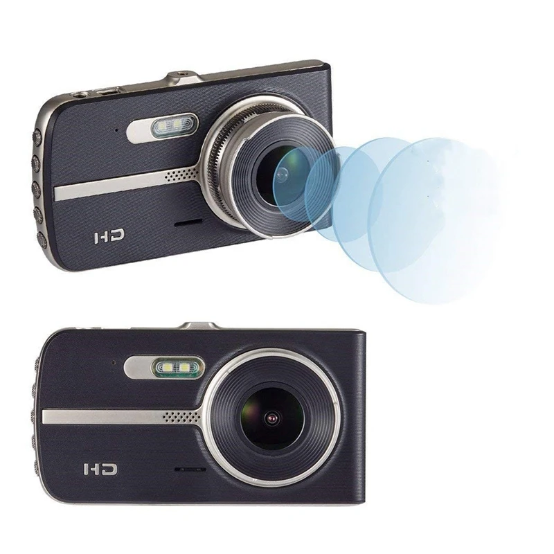 

4 Inch FHD 1080P DVR Camera Dual Lens Night Vision G-Sensor Rear View Auto Registrator Dash Cam Video Recorder Dashcam
