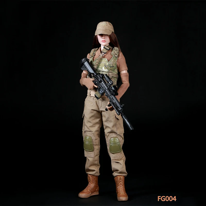 

1/6 FG004 Military Female Figure Combat Clothing Suits Custom For 12 '' Action Figures Dolls