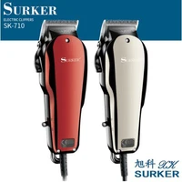 surker professional hair clipper electric men hair trimmer vintage hair style haircut machine 1 9m cord barber clippers