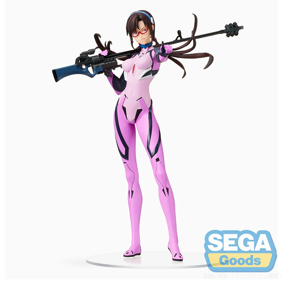 

Tronzo 22cm Original SEGA PM Figure EVANGELION EVA Makinami Illustrious Ultra Long Range Rifle PVC Action Figure Model Doll Toy