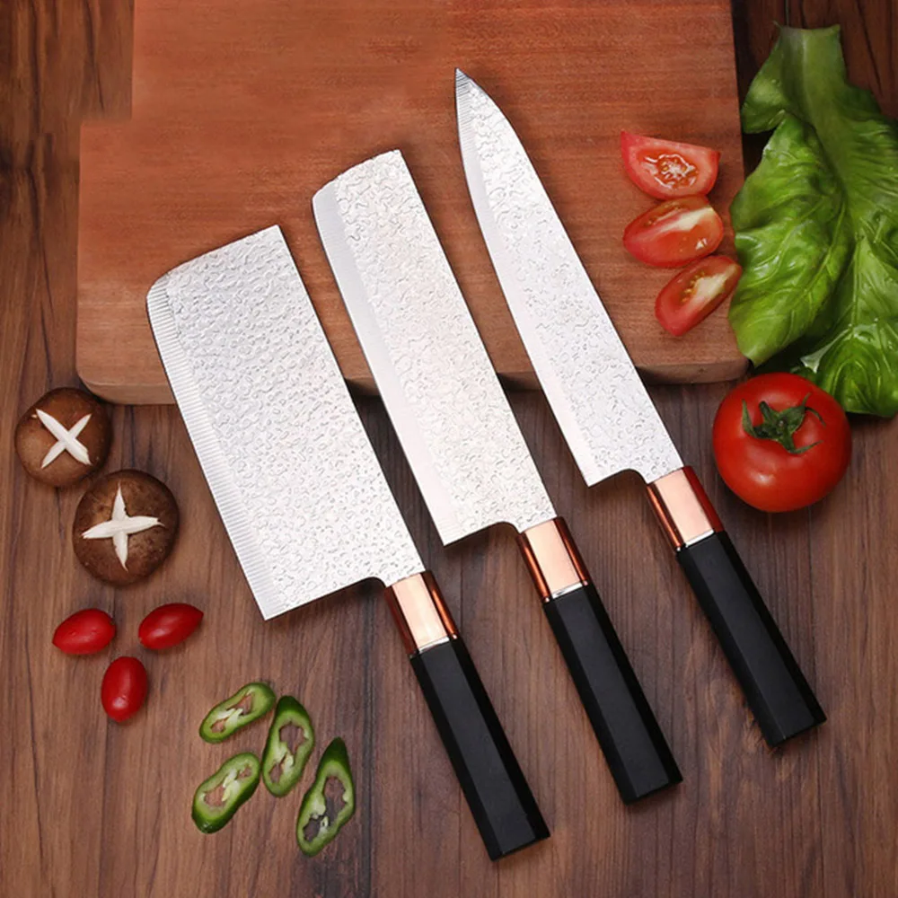 Кухонный нож 6 5 7 дюйма из нержавеющей стали универсальный шеф повара набор