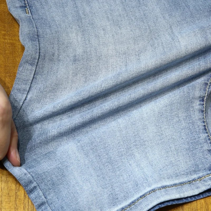 Мужские джинсовые шорты в полоску размеры 5XL 6XL 7XL | Мужская одежда