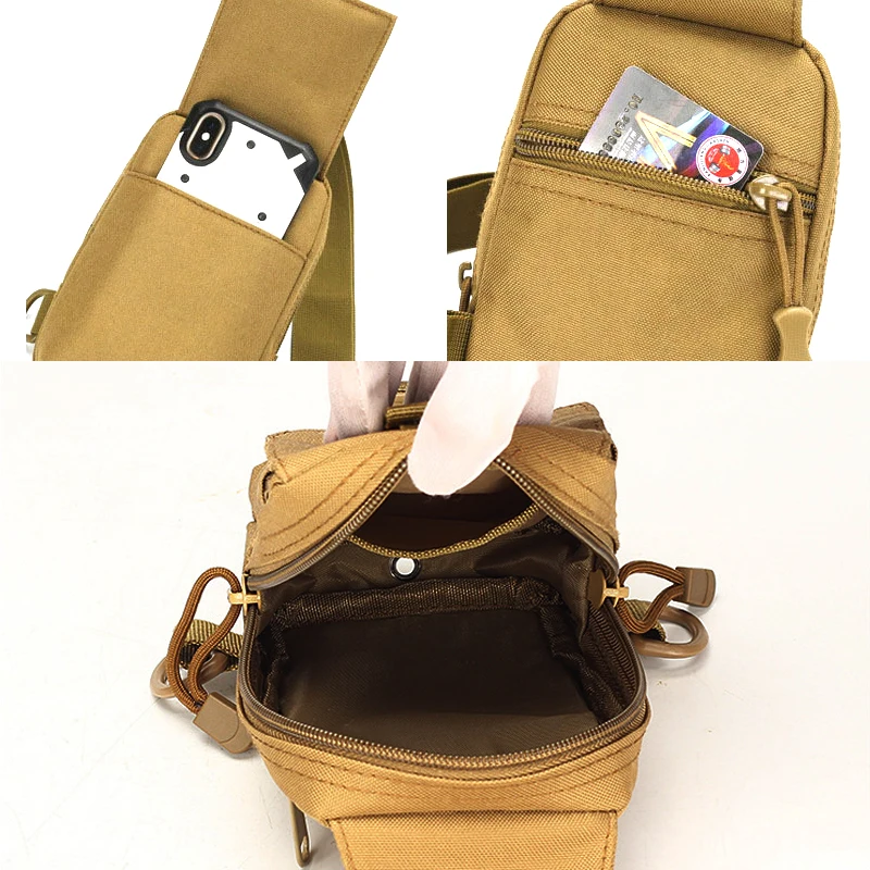 Военная Тактическая мини-сумка через плечо для мужчин уличная поясная сумка