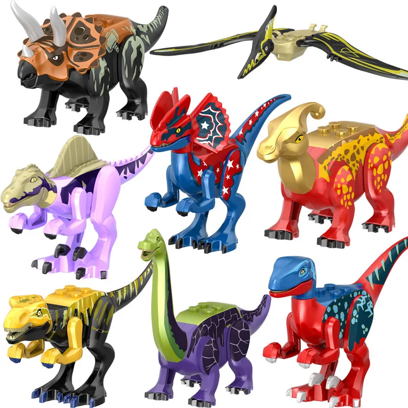8 шт. &quotМир Юрского периода&quot Мир динозавров парк Spinosaurus Стегозавр Брахиозавра