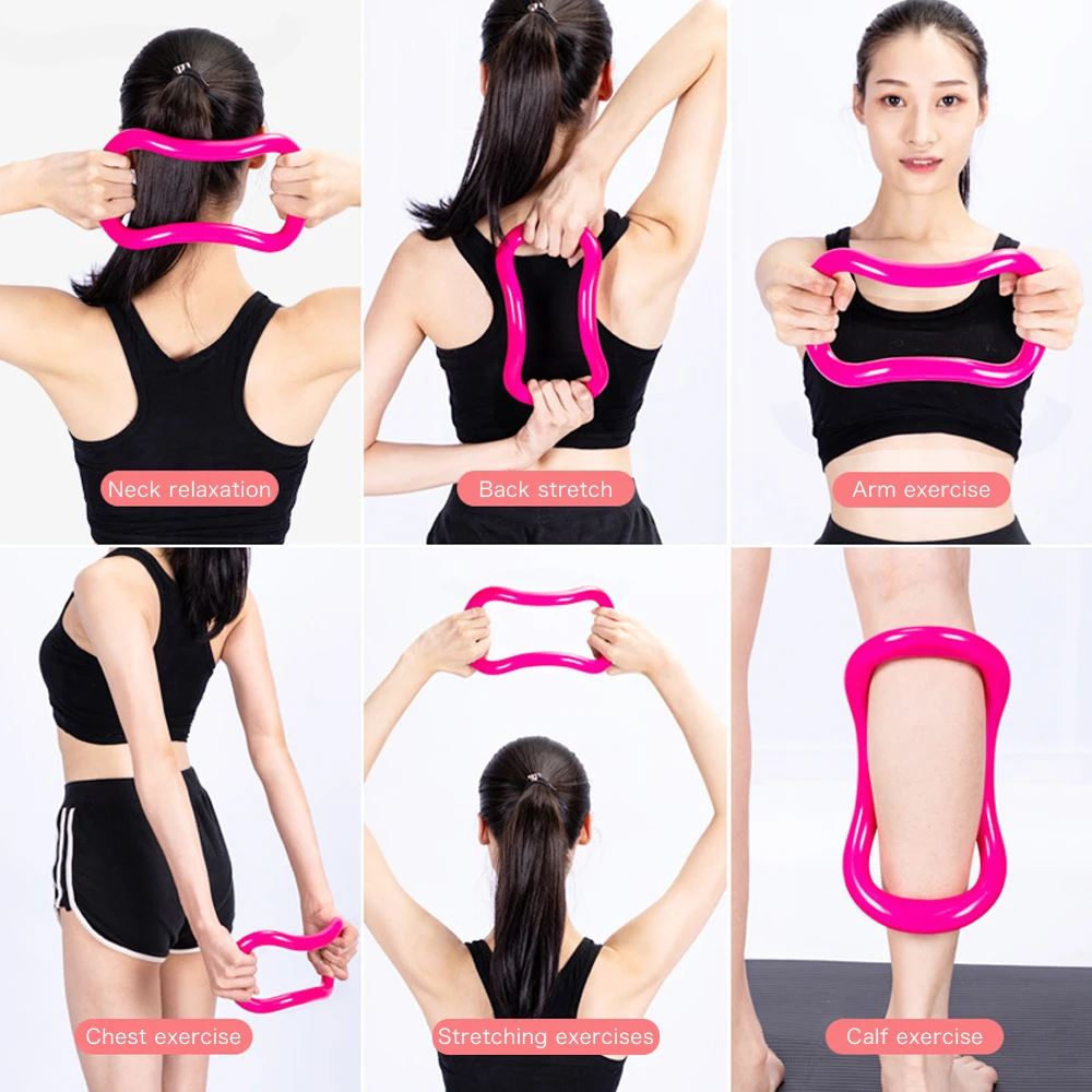 Набор пилатеса для йоги волшебное кольцо спорта женщин фитнеса кинетическое